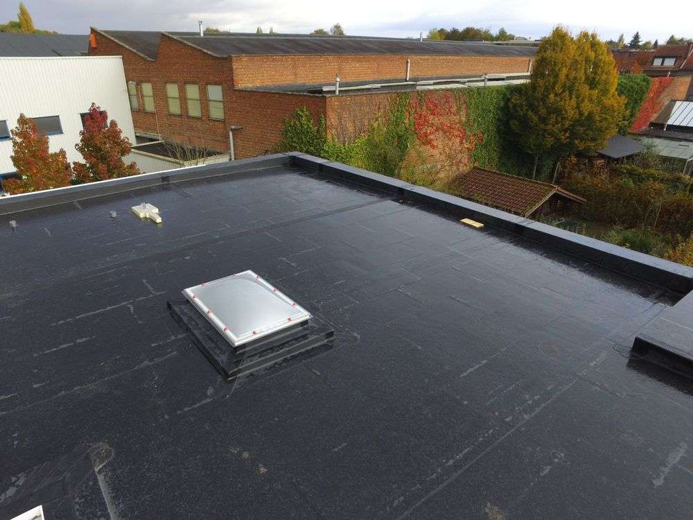 EPDM op plat dak aanbrengen in 0161